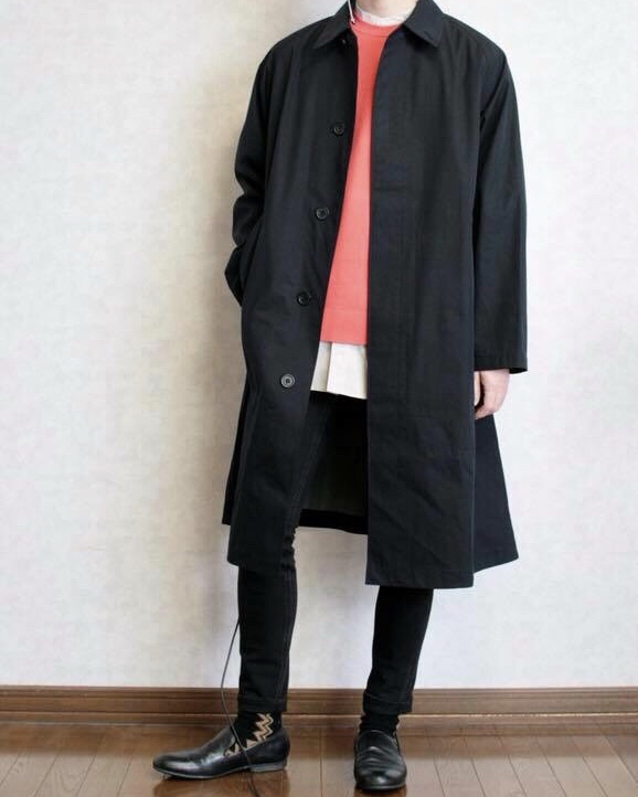 2021年ファッション福袋 GU メンズ コート ブラック
