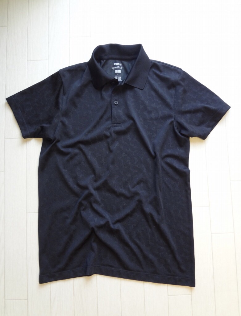 ユニクロ ドライEX ポロシャツ 黒 ブラック Ｍサイズ - ポロシャツ